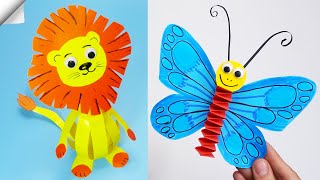 12 DIY moving paper toys | Easy paper crafts