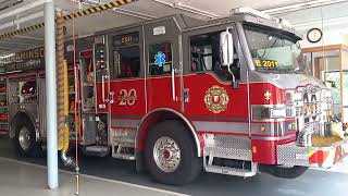 Walk Around of Cinnaminson Fire Rescue Engine 2011