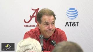 Nick Saban discusses ‘unfair’ call late in Iron Bowl loss