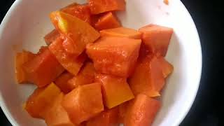 पपई चाट/papaya chat