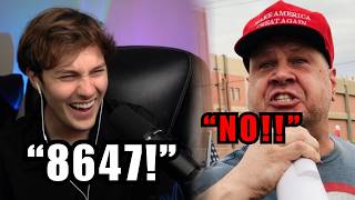MAGA Man RUNS in HUMILIATION After Getting COOKED