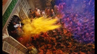 Traditional Holi Celebration In Gokul City