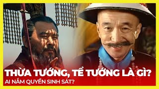 THỪA TƯỚNG, TỂ TƯỚNG LÀ GÌ? AI NẮM QUYỀN SINH SÁT?