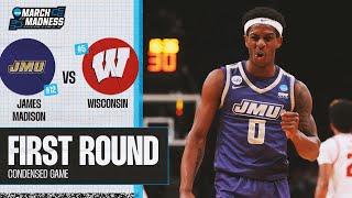 James Madison vs. Wisconsin - First Round NCAA tournament extended highlights