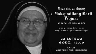 Pogrzeb śp. s. Maksymiliany Marii Wojnar