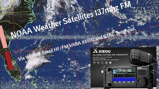 NOAA 137Mhz Satellite Images / Winlink Emails via GTAC/X6100