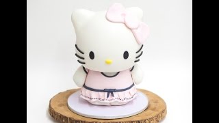 3D Sculpted Hello Kitty Cake - The Making of | Ella Yovero | Lacupella Cake Boutique