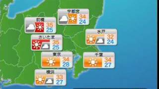 木曜日も厳しい暑さ　しっかり暑さ対策を Update2010-09-01 夕