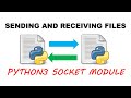 How to send/recv files using socket module python3?