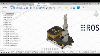 Extract URDF for 5 DOF Robotic Arm - Fusion 360