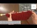 how to knit sweater in 35 hours easy simple knitting sweater for beginners subtitles