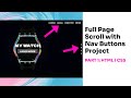 Full Page Scroll with Nav Buttons, Vanilla Javascript Project (Part 1)