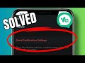 How to reset all notification settings on YallaChat