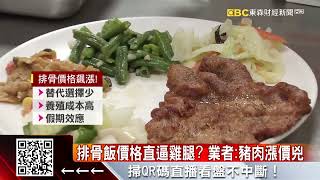 排骨便當價格直逼雞腿 業者：豬肉今年漲一成 @57ETFN