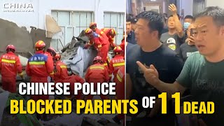 Chinese Police Blocked Parents Of 11 Dead In Qiqihar Gymnasium Collapsion