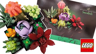 LEGO Succulents Review! 2022 Botanical Collection