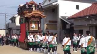 2014 長尾の春祭り 馬場長北車