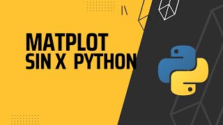 Plotting sin x with Matplot in Python#rlanguagestatistics #python
