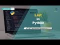 L13 | Python list data structure (Part2) | Python Tutorial for Beginners
