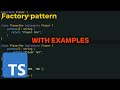 Factory Pattern in Typescript. Implementation, Examples and more...