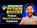 Stop Using Loops for Filtering Data | Python filter() Tutorial