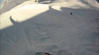 First day snowboarding of the year at Flumserberg 23/12/2011