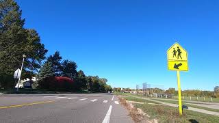 Ride from Okemos Michigan through the MSU campus