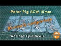 Peter Pig 15mm ACW Generals Review and comparison to Warlord Epic Scale