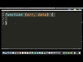 NodeJS Tutorial - part 7 - Error First Callbacks