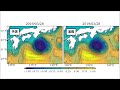 jcope2m黒潮長期予測と実際 2019年3月26日から）