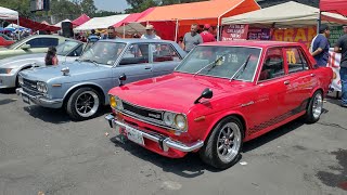 DATSUN 510, 1973 y 1970. VARIOS CLÁSICOS EN VENTA (BAZAR DE LA CARCACHA, ESTADIO AZTECA 02-10-22)