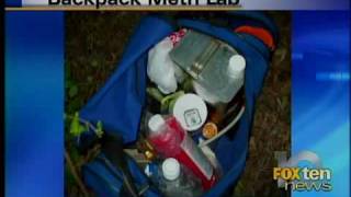 Backpack bag meth lab