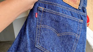 Levi’s 1987, 501xx Shrink To Fit Made in USA, manufactured date Mei 1989, 501-0000 Button No 544