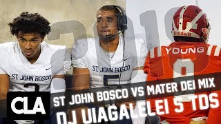 ST JOHN BOSCO PUNISHES MATER DEI: No. 1 Bosco vs No. 2 MD - DJ Uiagalelei 5 TD INSANE HIGHLIGHTS!