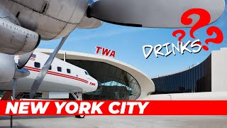 TWA Hotel \u0026 Connie Bar: An UNBELIEVEABLE Experience at JFK NYC