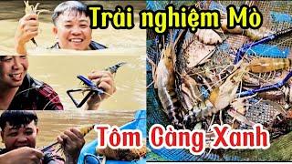 Trải Nghiệm Săn Bắt Tôm Càng Xanh | Tranminhvlog71 #tomcangxanh