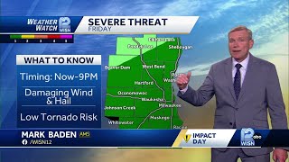 4/18 Evening forecast: Evening storm threat in southeast Wisconsin