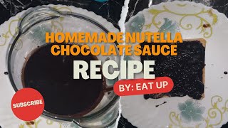 Homemade Nutella Chocolate Sauce | Easy 5-Minute Recipe for Desserts