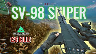 Delta Force SV-98 Sniper สไนท์เกมนี้เล่นยังไง? 128 Kill!