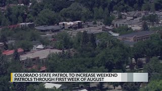 Colorado authorities increasing weekend patrols to encourage safe driving