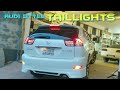 Toyota Harrier 2004/2012 Audi style Taillights and Headlights installed | Aftermarket Taillights