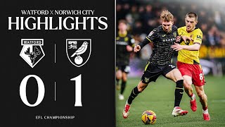 Watford 0-1 Norwich City | Short Highlights 🎞️