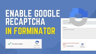 How to add recaptcha to forminator plugin | wordpress tutorial