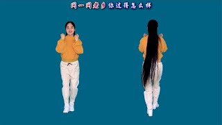 广场舞《老乡》经典老歌，80年代金曲，好听极了，正背面演示