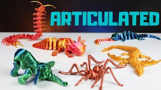 Amazing ARTICULATED 3D Print Animals | with Timelapse