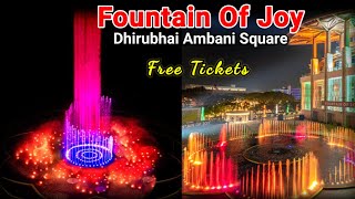 Fountain of Joy | Jio World Centre | Dhirubhai Ambani Square | Mumbai's attraction  | Free of Cost