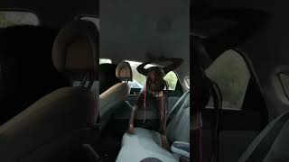 Gymnastics in the car