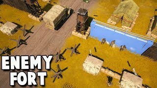 Invading the ENEMY FORT! The Great Battle Part 1 (Foxhole New Update Gameplay)