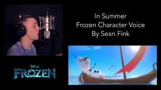 Frozen -  "In Summer" - Josh Gad (Cover By Sean Fink)