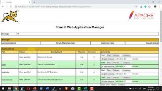 Apache Tomcat - JSP - Servlet - AWS Tomcat Users Manager HostManager GUI - Video 4
